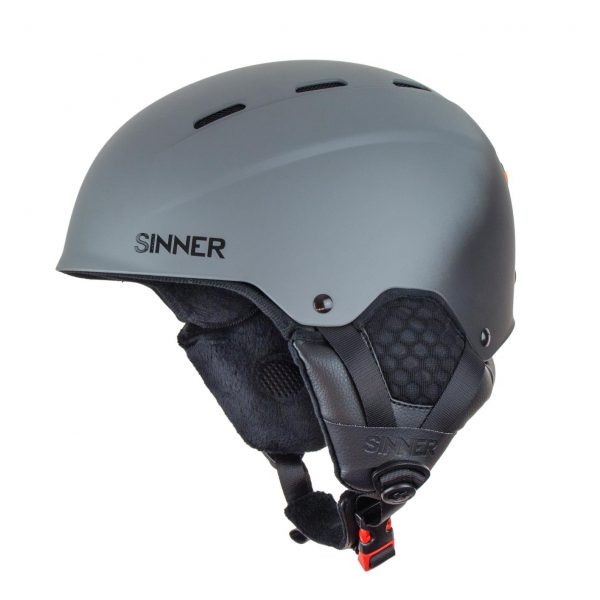 Sinner Ski Helmet Typhoon Grey Ski 3 Up