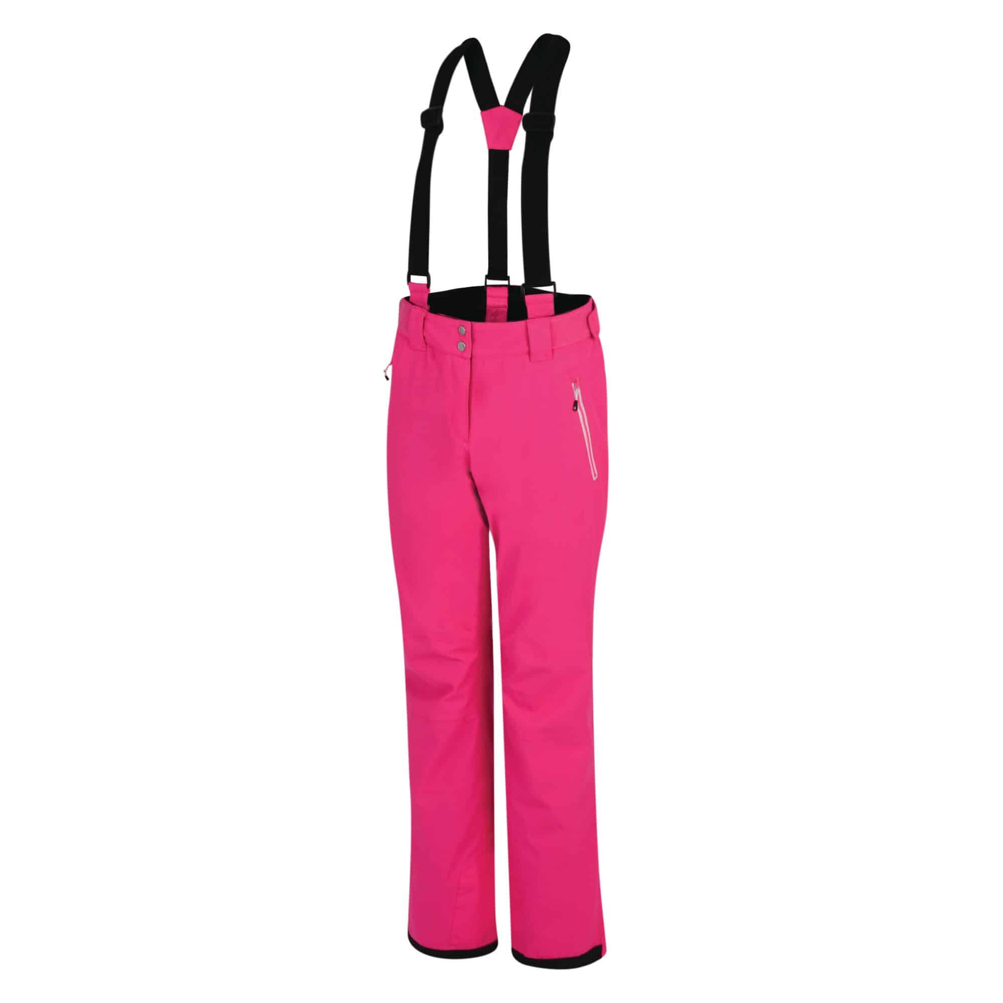 Dare2B Female Ski Trouser / Salopette. Effused. Cyber Pink - Ski 3 Up