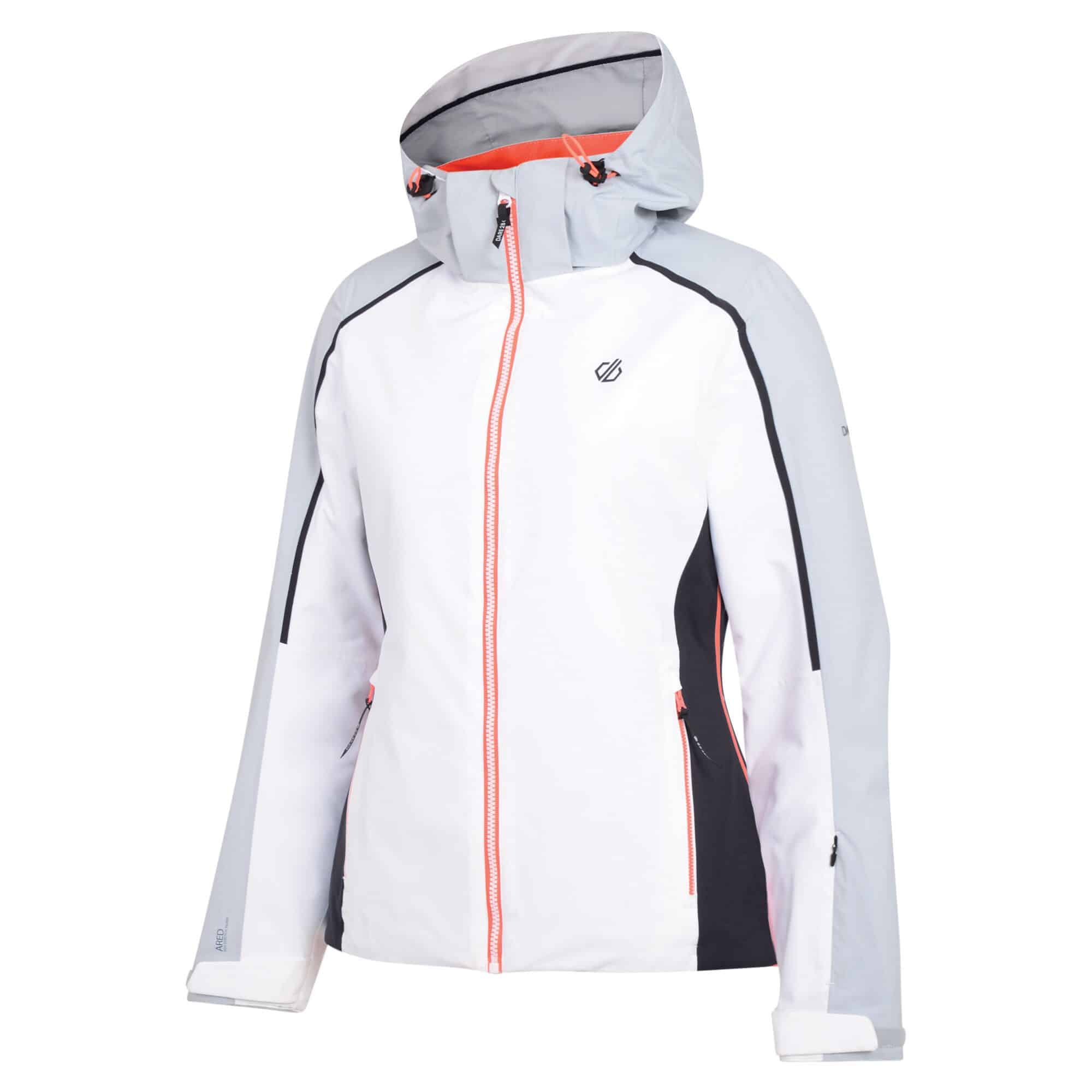 Dare 2B Female ski jacket and winter coat White DWP433 Size 12 Dare2B Comity 