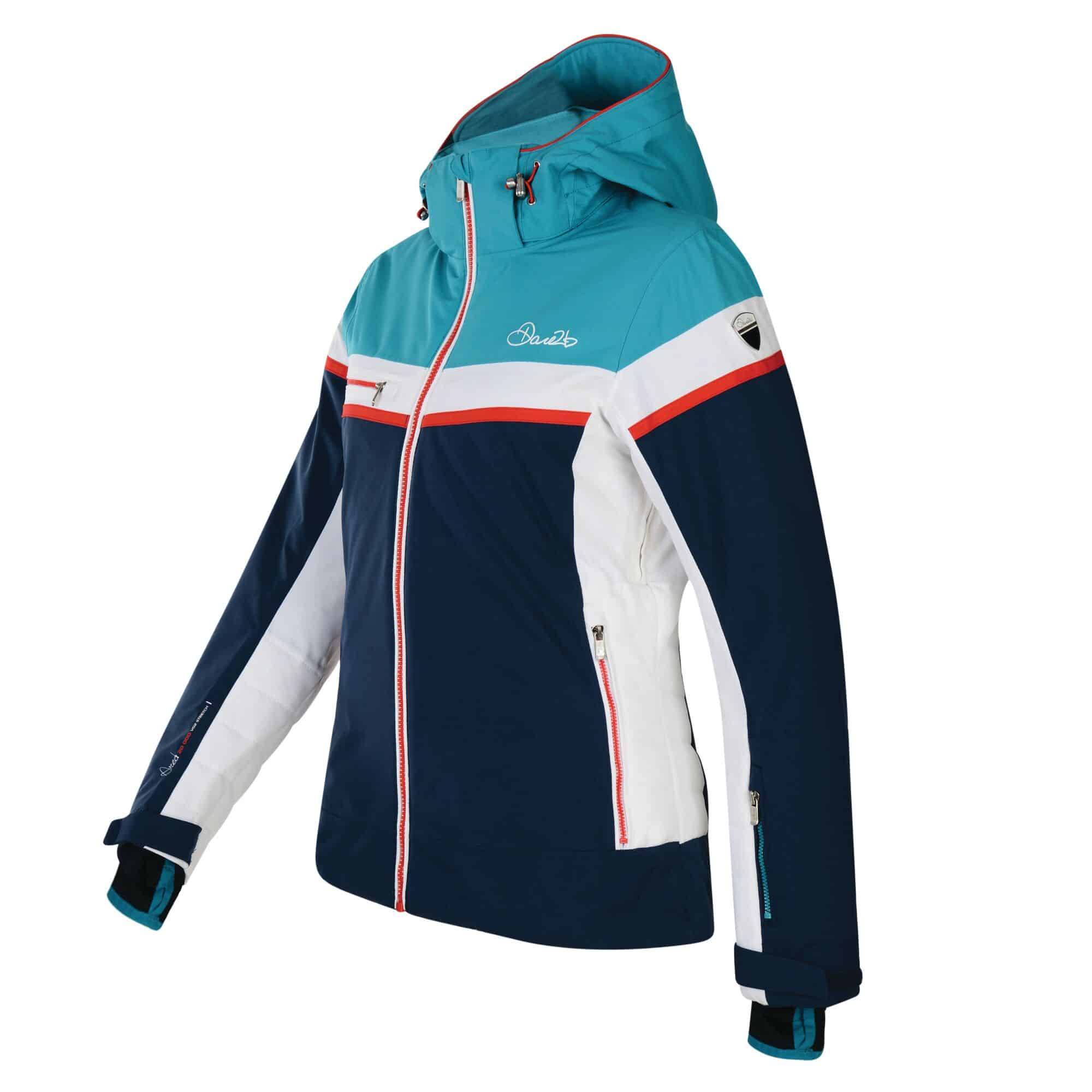 Female ski jacket and winter coat. Dare2B. Premiss. Blue. - Ski 3 Up