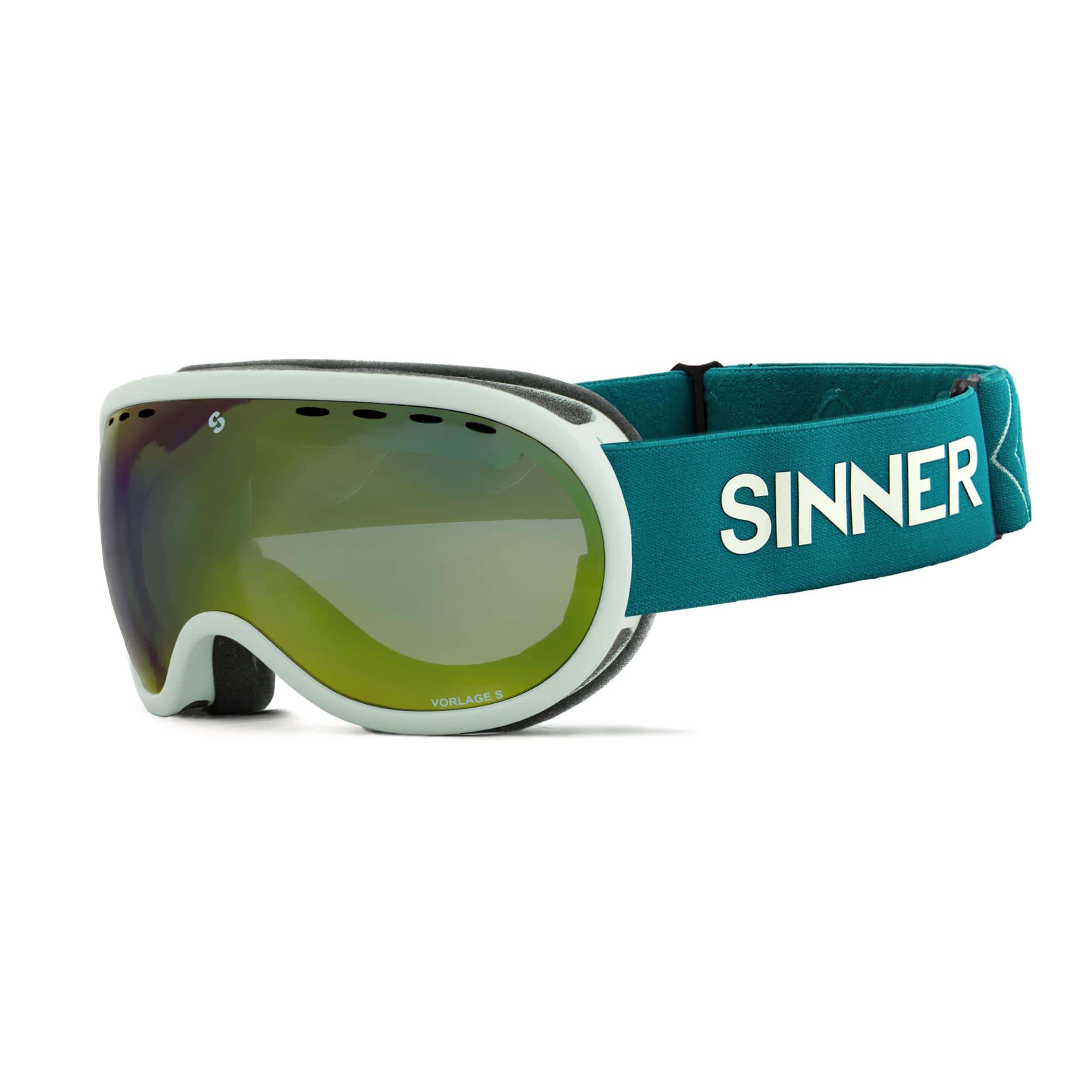 Acheter VORLAGE LUNETTES DE SKI - VERT CLAIR MAT - LENTILLE MIROIR Rouge Integral