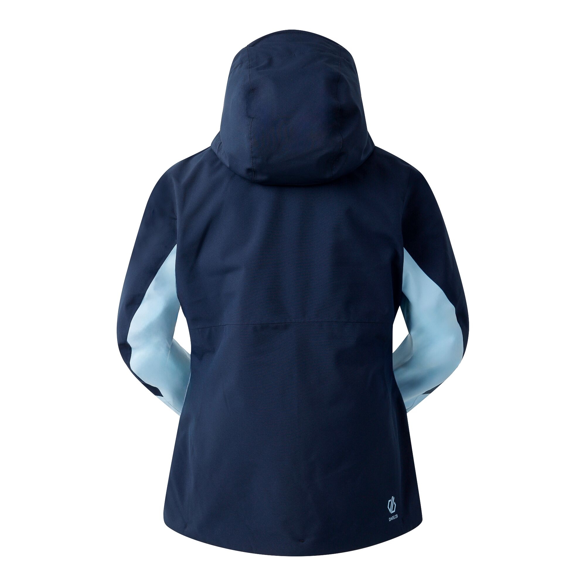 DWP621 Women’s Flurry II Waterproof Ski Jacket Navy back DWP621 Women’s Flurry II Waterproof Ski Jacket Navy back